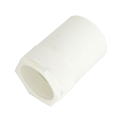 38 mm Female Adaptor with Male Bush White