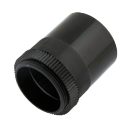 38 mm Male Adaptor with Lockring Black