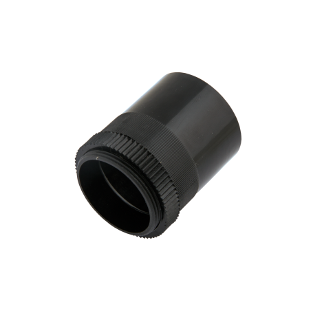 38 mm Male Adaptor with Lockring Black