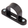 38 mm PVCu Conduit Spacer Bar Saddle Black