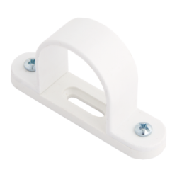 38 mm PVCu Conduit Spacer Bar Saddle White