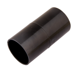 38 mm PVCu Conduit Straight Coupler Black