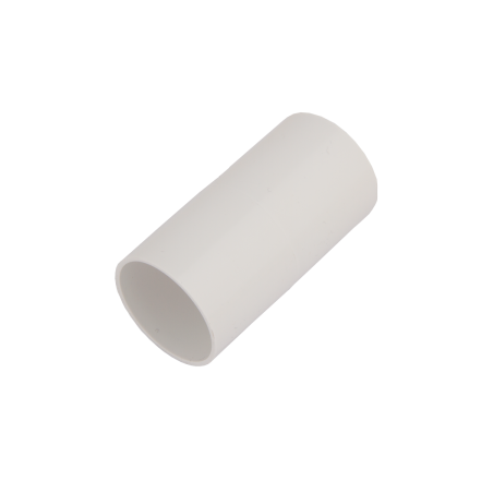 38 mm PVCu Conduit Straight Coupler White