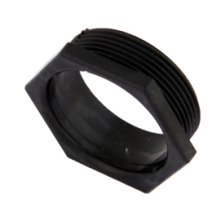 38 mm Screwed Male Bush Black