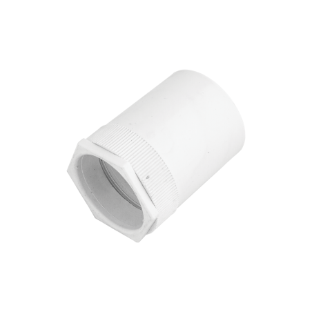 50 mm Female Adaptor with Male Bush White