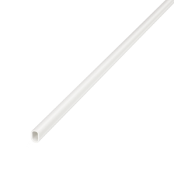 13 mm PVCu Oval Conduit White (3m Length)