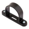 50 mm PVCu Conduit Spacer Bar Saddle Black