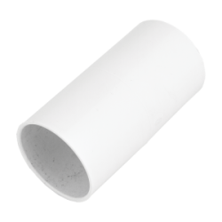 50 mm PVCu Conduit Straight Coupler White