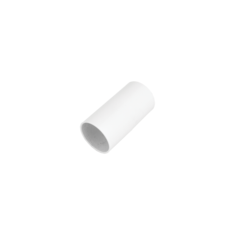 50 mm PVCu Conduit Straight Coupler White