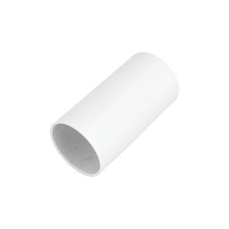 50 mm PVCu Conduit Straight Coupler White