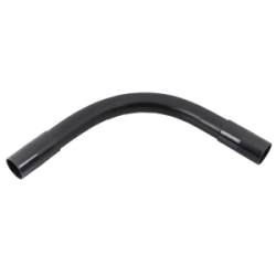 50 mm PVCu Heavy Gauge Normal Bend Black