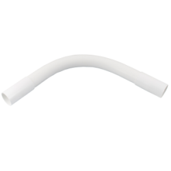 50 mm PVCu Heavy Gauge Normal Bend White