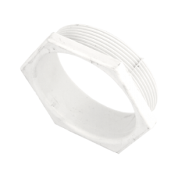 50 mm Screwed Male Bush White