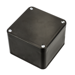 75 mm x 75 mm x 50 mm Adaptable Box Black