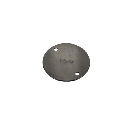 Circular Conduit Box Lid Black