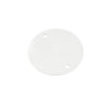 Circular Conduit Box Lid White