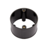 Conduit Box Extension Ring 38 mm Black