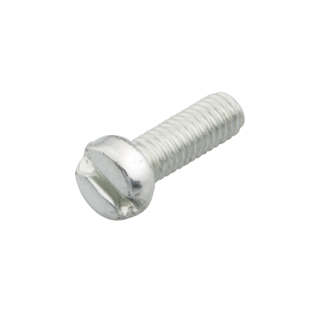 M4 X 12 mm Steel Slot Cheese Head M/C Zinc Screw
