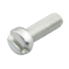 M4 X 12 mm Steel Slot Cheese Head M/C Zinc Screw