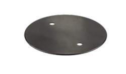 Overlapping Conduit Box Lid Black