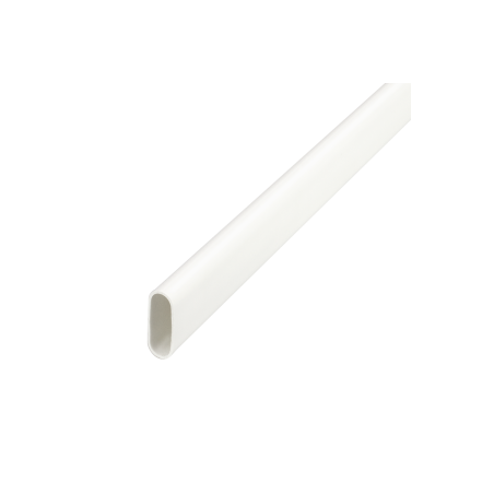 25 mm PVCu Oval Conduit White (3m Length)