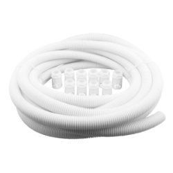 25 mm White Flexible Conduit Contractor Pack (10m Reel and 10 Glands)