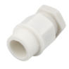20 mm IP55 Nylon Compression Gland Large Plain End White