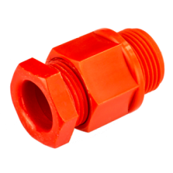 20 mm IP55 Nylon Compression Gland Large Red