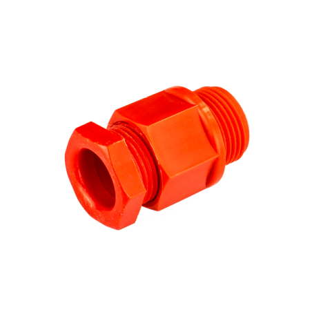 20 mm IP55 Nylon Compression Gland Large Red