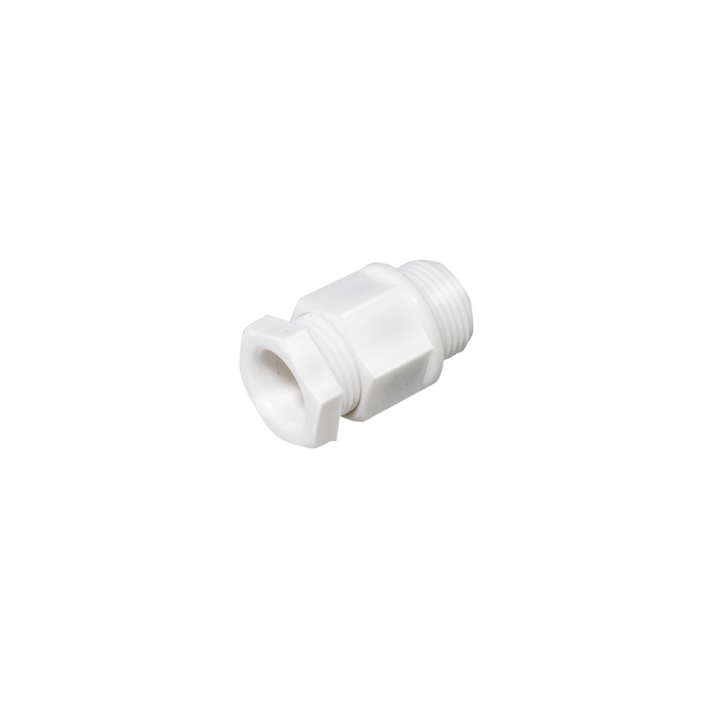 20 mm IP55 Nylon Compression Gland Large White