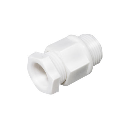 20 mm IP55 Nylon Compression Gland Large White