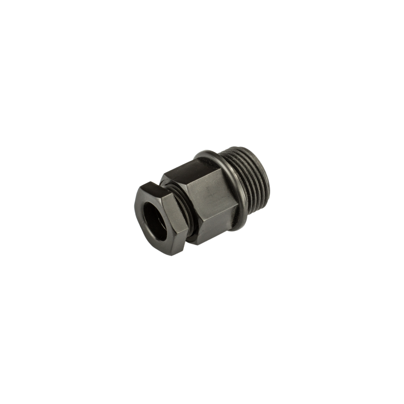 20 mm IP55 Nylon Compression Gland Small Black