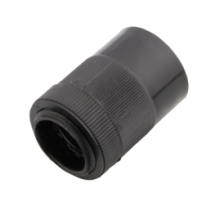 20 mm Male Adaptor with Lockring Black