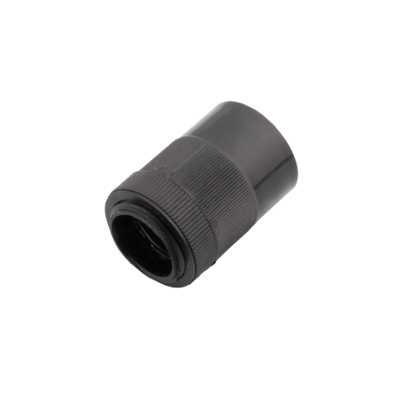 20 mm Male Adaptor with Lockring Black