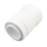 20 mm Male Adaptor with Lockring White