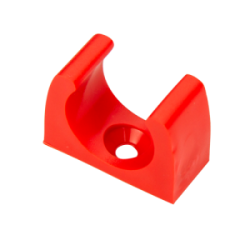 20 mm PVCu Conduit Clip Red