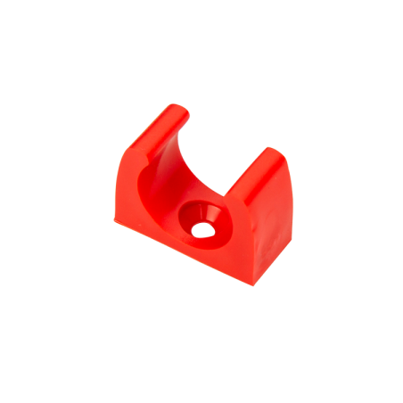 20 mm PVCu Conduit Clip Red