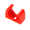 20 mm PVCu Conduit Clip Red