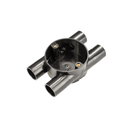 20 mm PVCu Conduit H Box Black