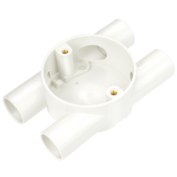 20 mm PVCu Conduit H Box White
