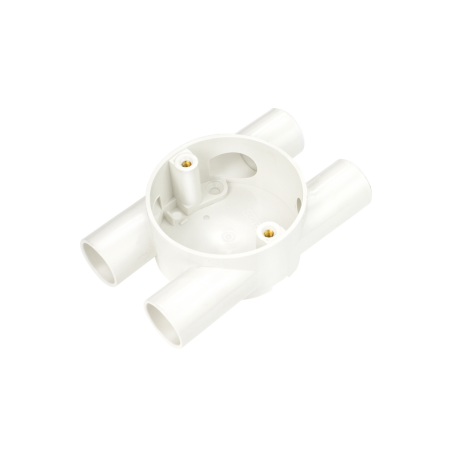 20 mm PVCu Conduit H Box White