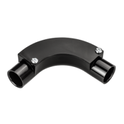 20 mm PVCu Conduit Inspection Bend Black