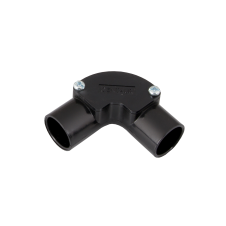 20 mm PVCu Conduit Inspection Elbow Black