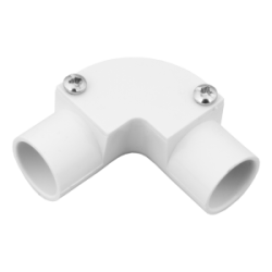20 mm PVCu Conduit Inspection Elbow White