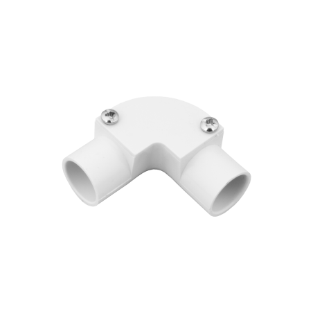 20 mm PVCu Conduit Inspection Elbow White