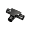 20 mm PVCu Conduit Inspection Tee Black