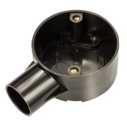 20 mm PVCu Conduit Plain Box Black