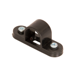 20 mm PVCu Conduit Spacer Bar Saddle Black