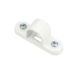 20 mm PVCu Conduit Spacer Bar Saddle White